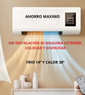 Aire Acondicionado Portátil 2 en 1 Calor y Frio - Bajo consumo y Máxima Potencia